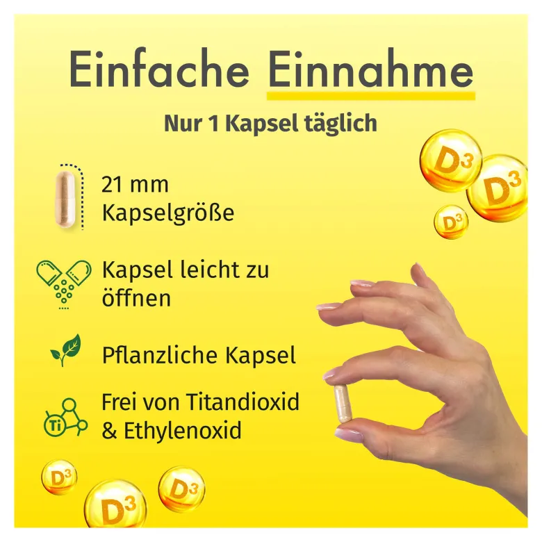GREEN NATURALS Liposomales Vitamin D3 Kapseln, 120 St