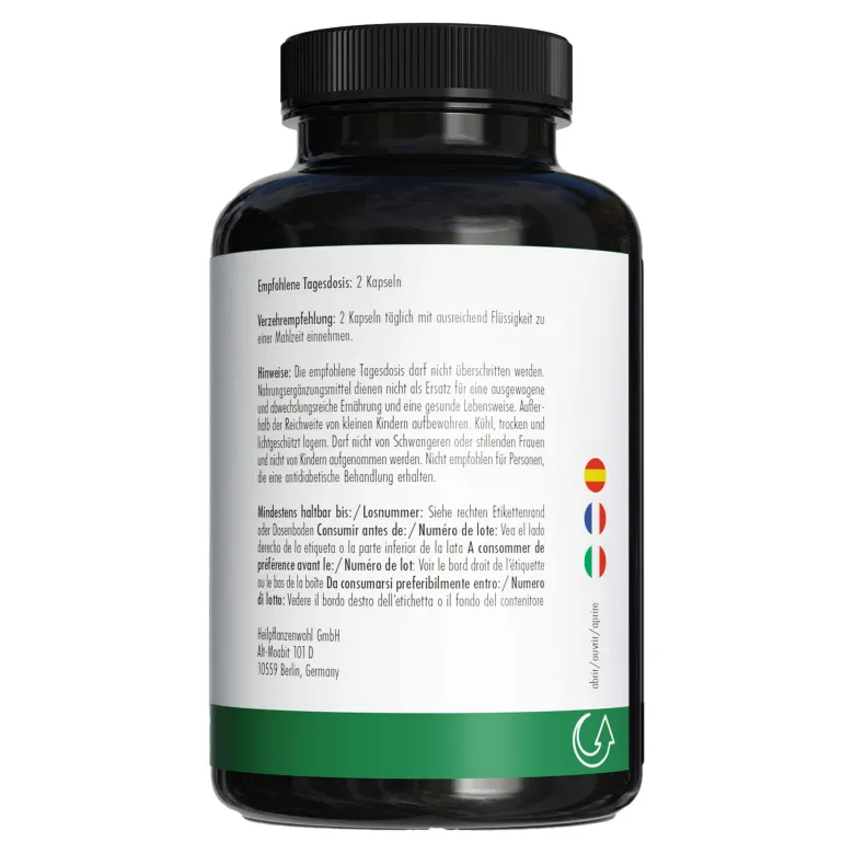 GREEN NATURALS Panax Ginseng hochdosierte vegane Kapseln, 180 St