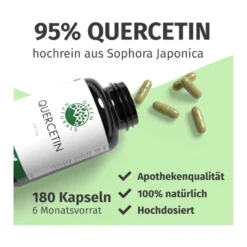 GREEN NATURALS Quercetin 500 mg Kapseln, 180 St