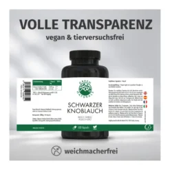 GREEN NATURALS Schwarzer Knoblauch Kapseln, 180 St