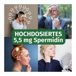 GREEN NATURALS Spermidin forte 5,5 mg vegane Kapseln, 90 St