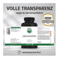 Green Naturlas Granatapfel Kapseln, 180 St