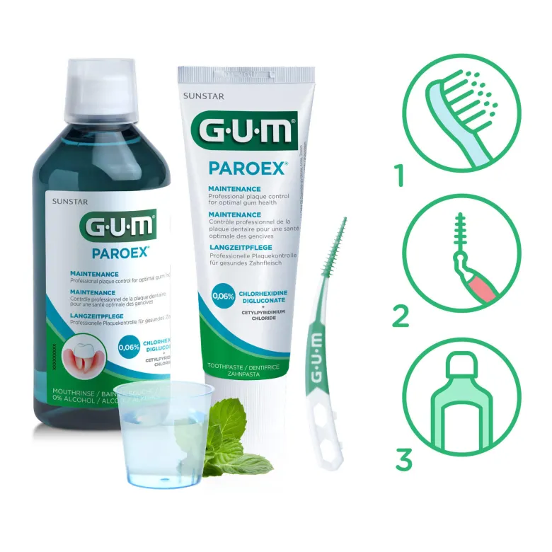 GUM Paroex Zahnpasta, 75 ml
