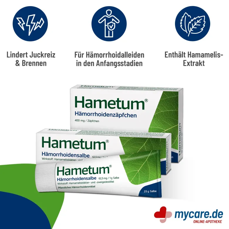Hametum Hämorrhoiden Set, 1 P