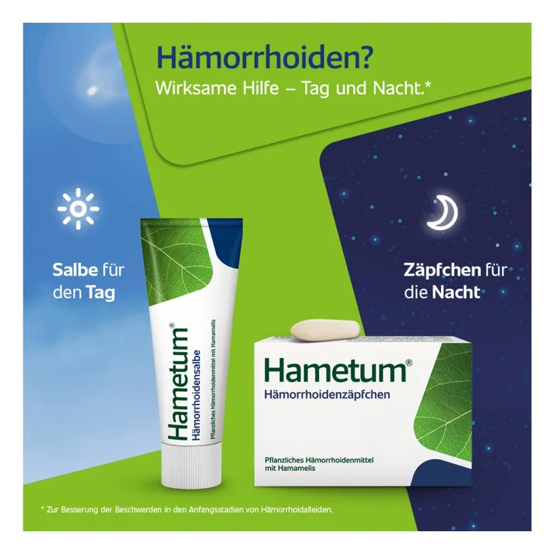 Hametum Hämorrhoidenzäpfchen, 25 St