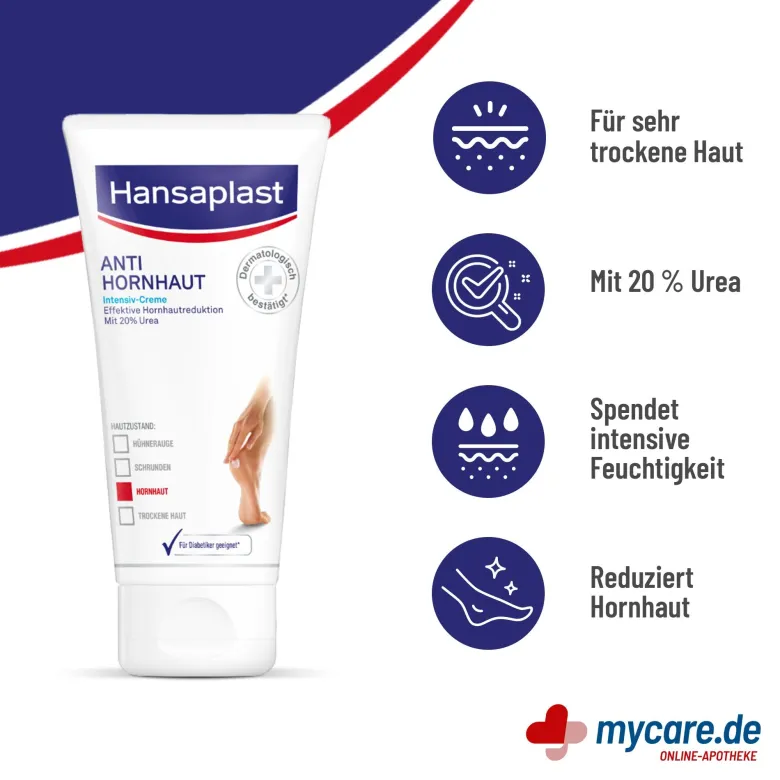 Hansaplast Anti-Hornhaut Intensiv-Creme, 75 ml