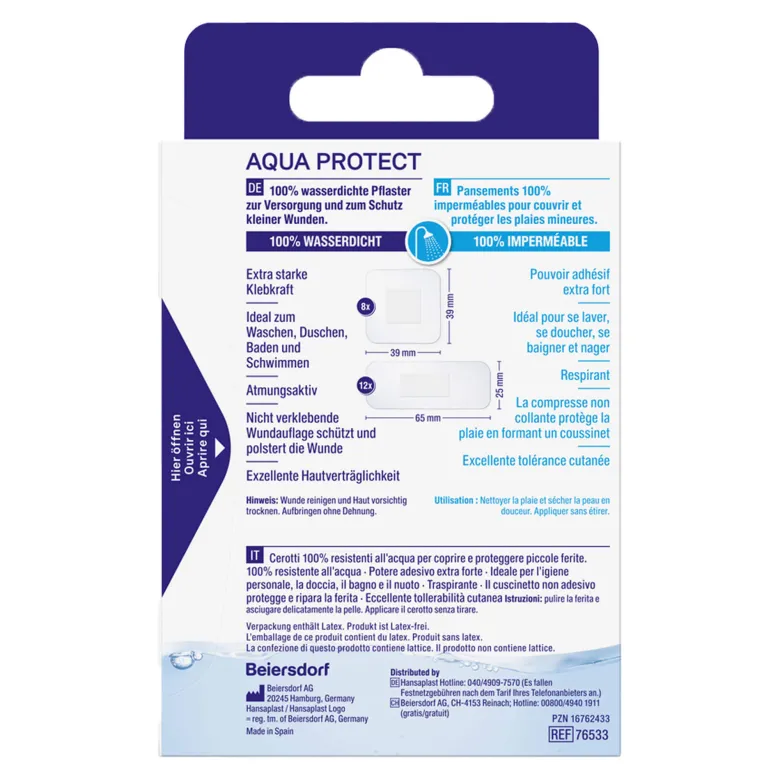 Hansaplast Aqua Protect Pflasterstrips, 20 St