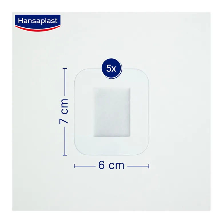 Hansaplast Aqua Protect XL 6 x 7 cm, 5 St