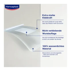 Hansaplast Aqua Protect XL 6 x 7 cm, 5 St