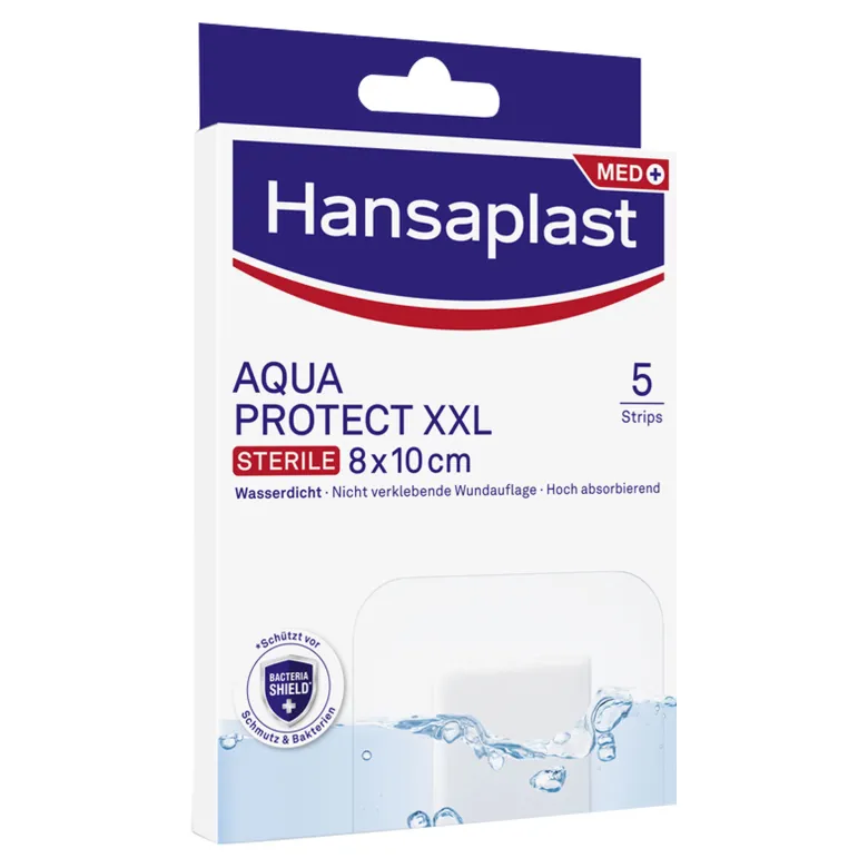Hansaplast Aqua Protect XXL 8 x 10 cm, 5 St