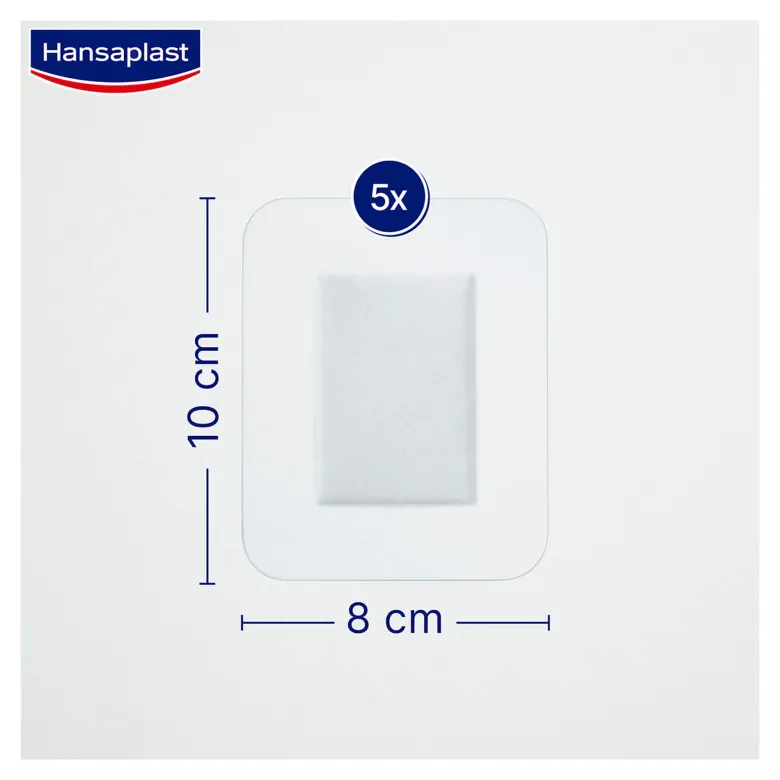 Hansaplast Aqua Protect XXL 8 x 10 cm, 5 St
