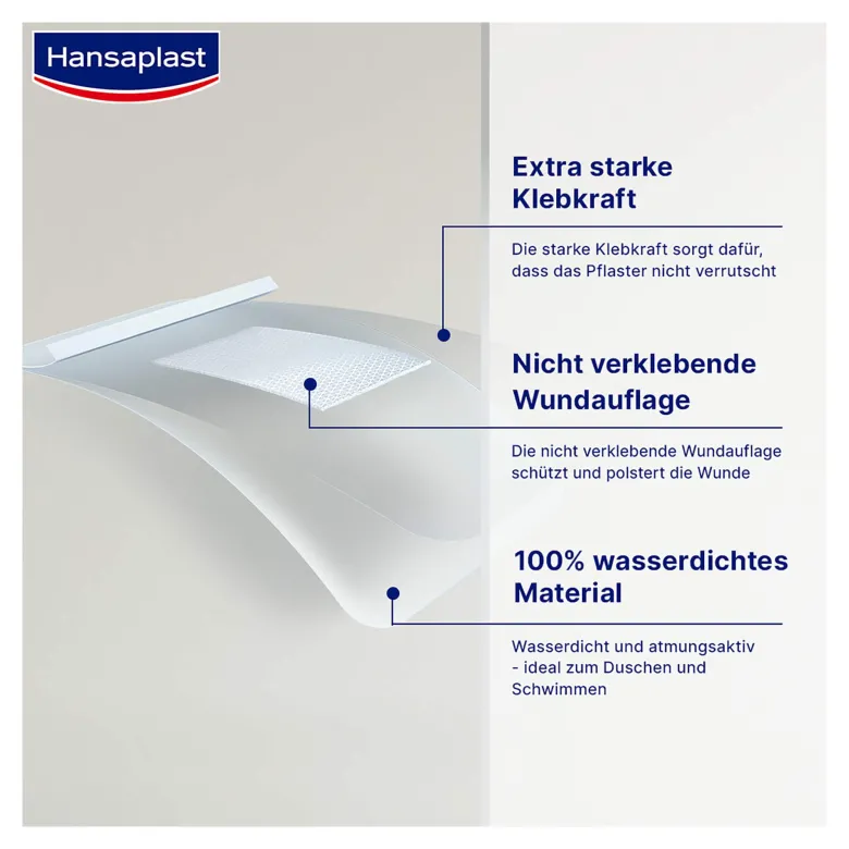 Hansaplast Aqua Protect XXL 8 x 10 cm, 5 St