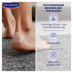 Hansaplast Blasen-Pflaster groß, 5 St
