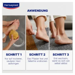 Hansaplast Blasen-Pflaster groß, 5 St