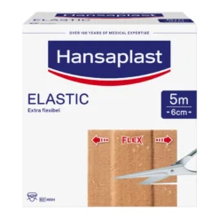 Hansaplast Elastic Pflaster 6 cmx5 m, 1 St