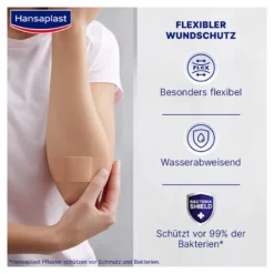Hansaplast Elastic Pflaster 1m x 8cm, 1 St
