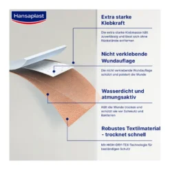 Hansaplast Extra Robust Waterproof Pflasterstrips, 16 St