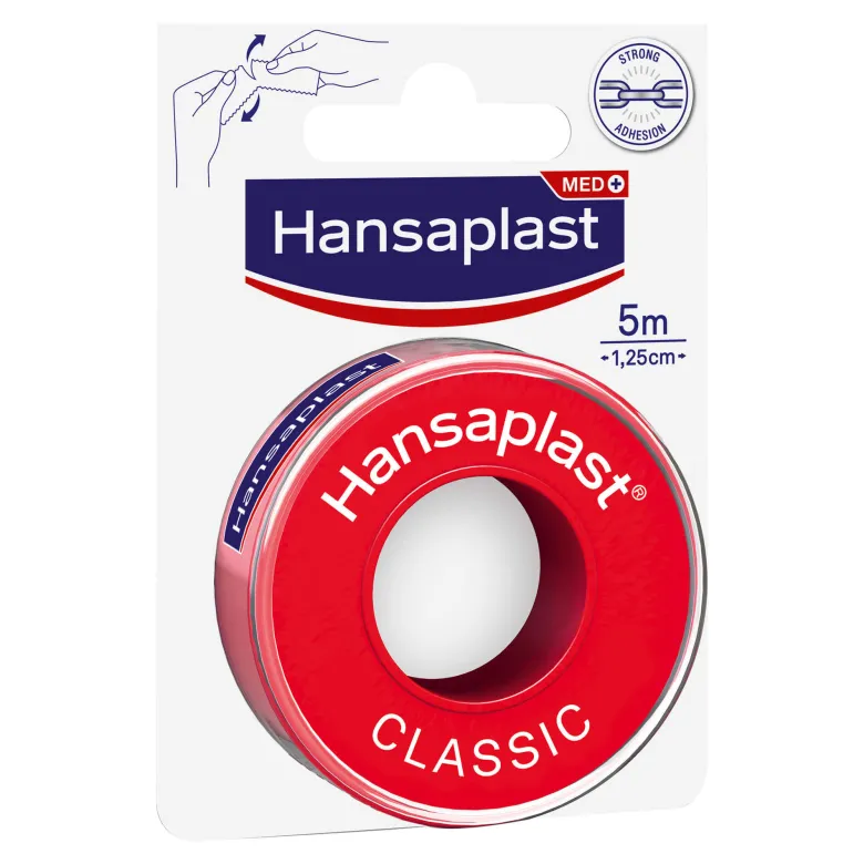 Hansaplast Fixierpflaster Classic 5m x 1,25cm, 1 St