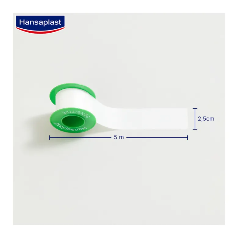 Hansaplast Fixierpflaster Sensitive 5m x 2,5cm, 1 St