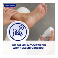 Hansaplast Fußpilz-Schutz 2in1 Deo mit Octenidin, 150 ml