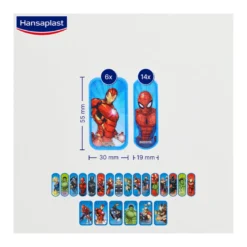 Hansaplast Kinder Marvel Pflaster, 20 St
