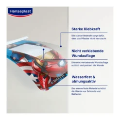 Hansaplast Kinder Marvel Pflaster, 20 St