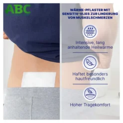 Hansaplast Med ABC Wärme-Pflaster Sensitiv, 4 St