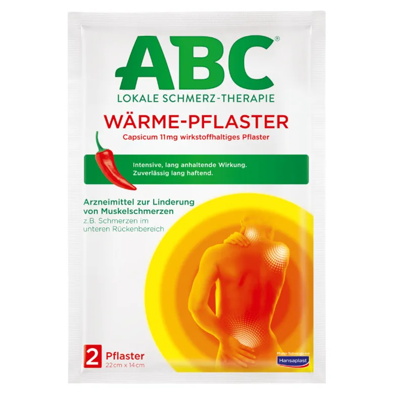 Hansaplast med ABC Wärme-Pflaster Capsicum, 2 St