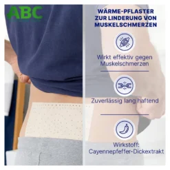 Hansaplast med ABC Wärme-Pflaster Capsicum, 2 St