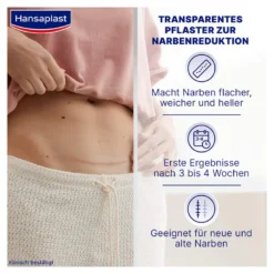 Hansaplast Pflaster zur Behandlung von großen Narben XL, 21 St