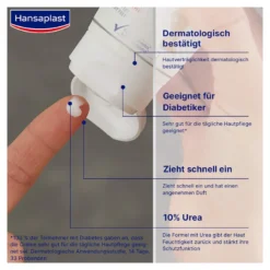 Hansaplast Regenerierende Fußcreme 10% Urea, 100 ml