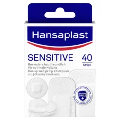 Hansaplast Sensitive hypoallergene Pflasterstrips, 40 St