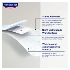 Hansaplast Sensitive hypoallergene Pflasterstrips, 40 St