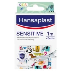 Hansaplast Sensitive Kids 1 m x 6 cm, 1 St
