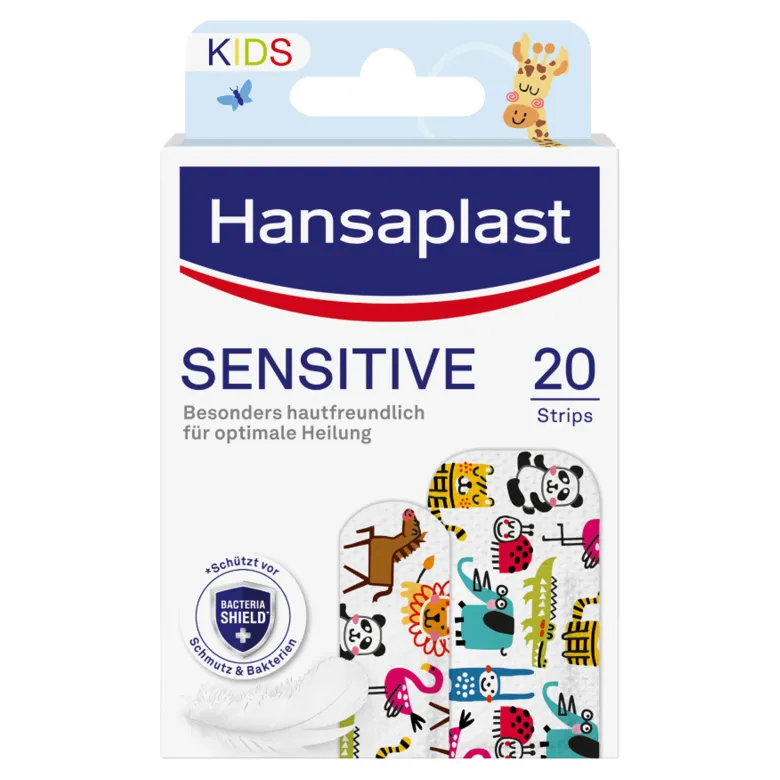 Hansaplast Sensitive Kids Pflasterstrips, 20 St