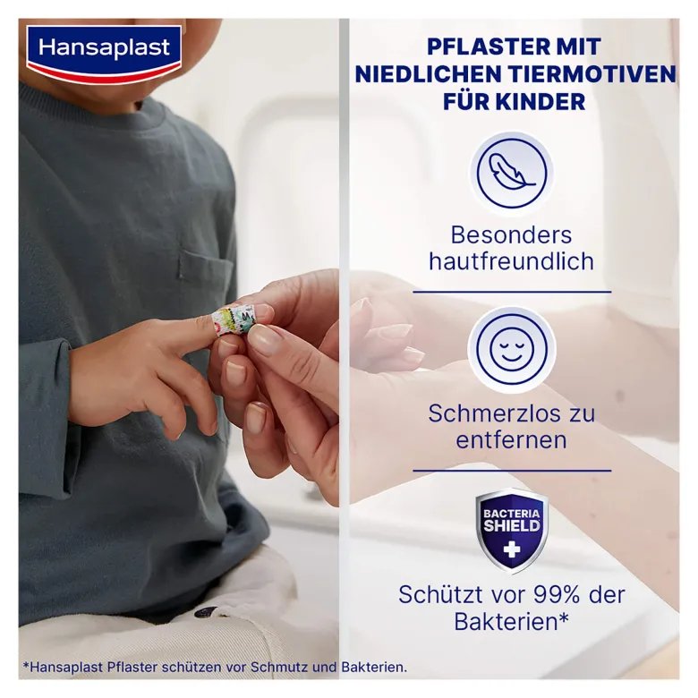 Hansaplast Sensitive Kids Pflasterstrips, 20 St
