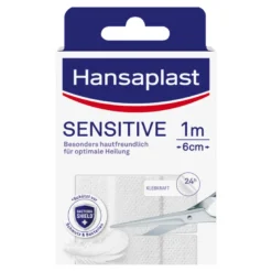 Hansaplast Sensitive Pflaster 1 m x 6 cm, 1 St