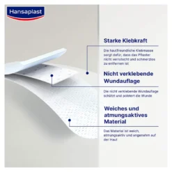 Hansaplast Sensitive Pflaster 1 m x 6 cm, 1 St