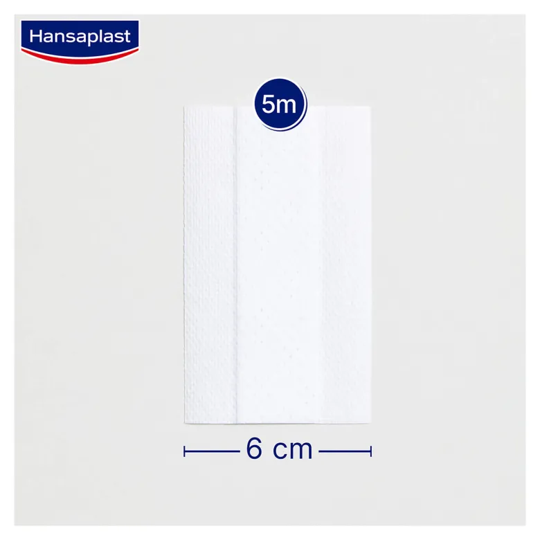 Hansaplast Sensitive Pflaster 6cm x 5m Rolle, 1 St