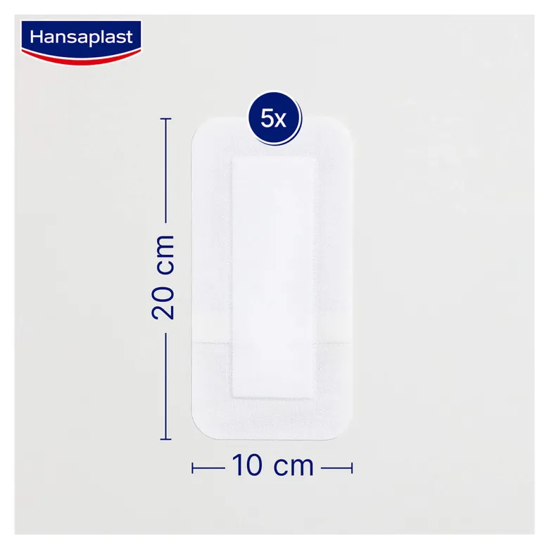 Hansaplast Sensitive Wundverband steril 10 x 20 cm, 5 St