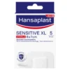 Hansaplast Sensitive Wundverband XL steril 6 x 7 cm, 5 St