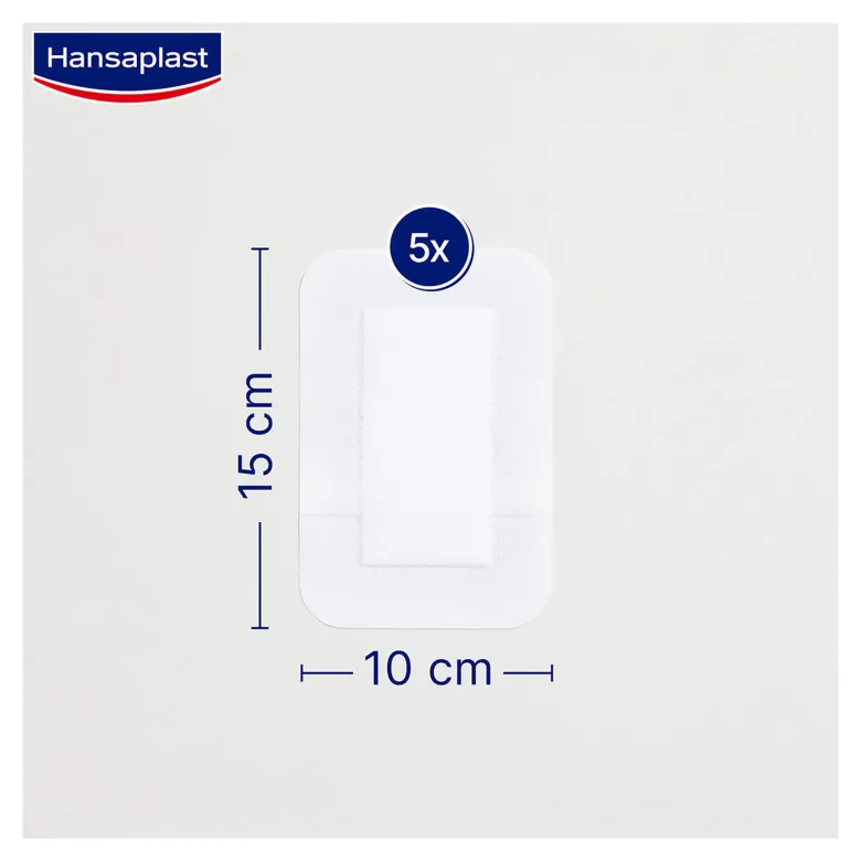 Hansaplast Sensitive Wundverband steril 10 x 15 cm, 5 St