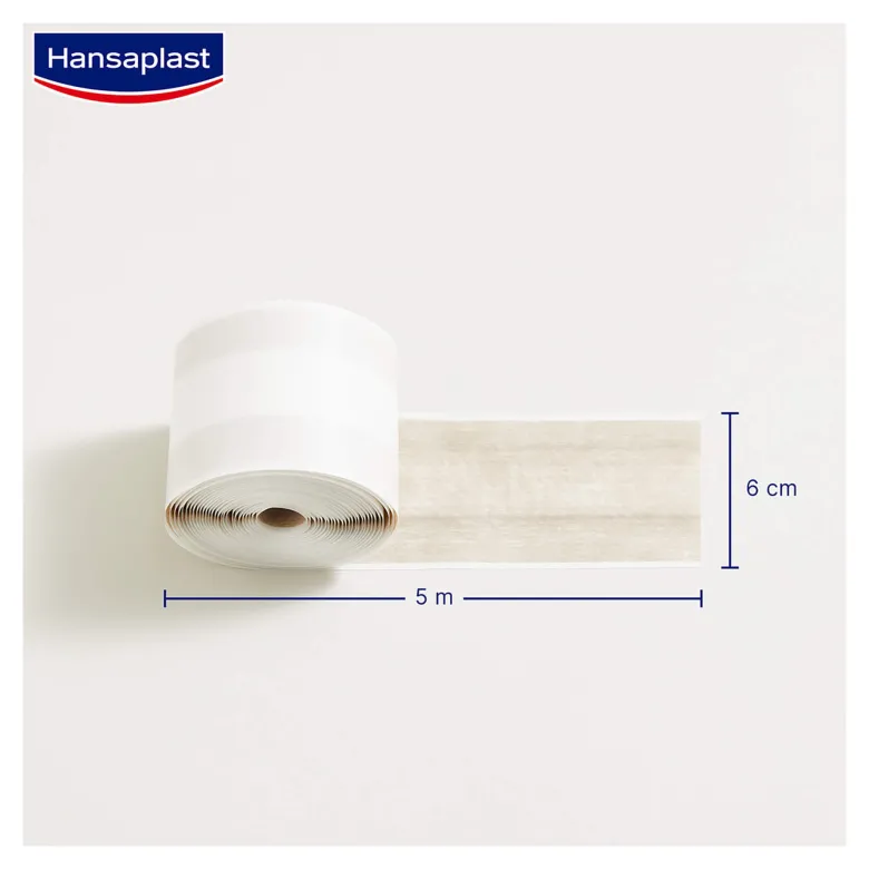 Hansaplast Soft Pflaster 6 cmx5 m Rolle, 1 St