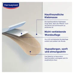 Hansaplast Soft Pflaster 6 cmx5 m Rolle, 1 St