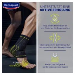 Hansaplast Sport Fußgelenk-Bandage Größe S/M, 1 St