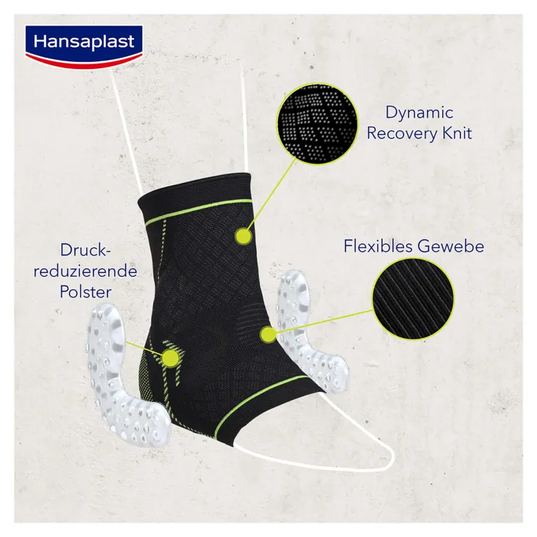 Hansaplast Sport Fußgelenk-Bandage Größe S/M, 1 St