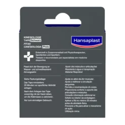 Hansaplast Sport Kinesiologie Tape 5 cmx5 m schwarz, 1 St