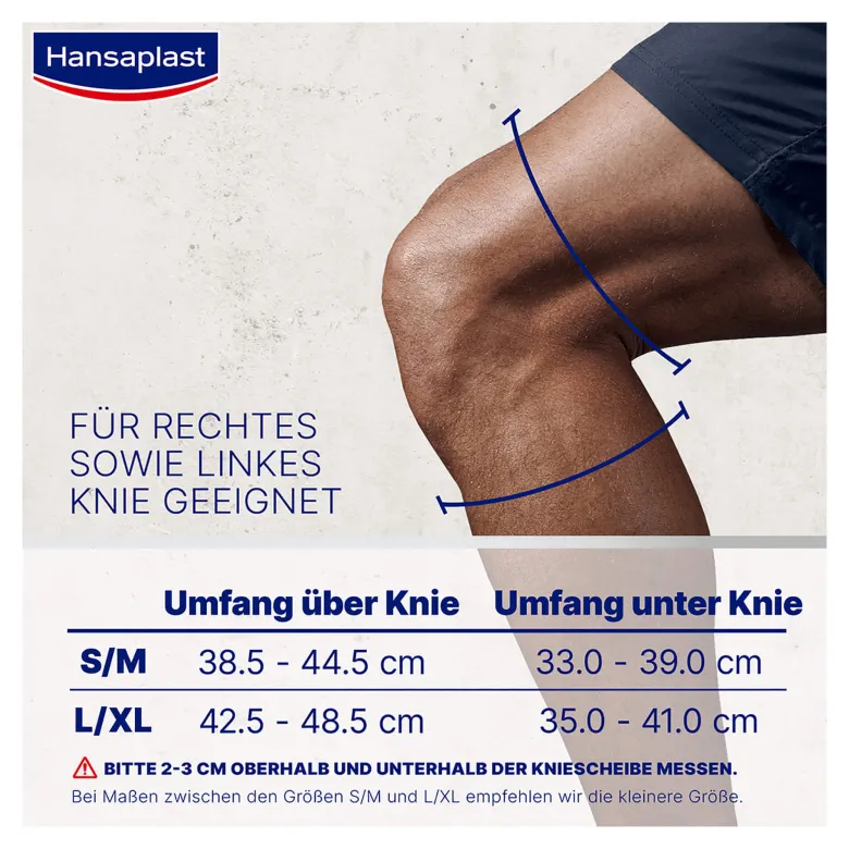Hansaplast Sport Knie-Bandage Größe S/M, 1 St