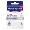 Hansaplast Ultra Sensitive Wundverband XL 5 x 7,2 cm, 5 St
