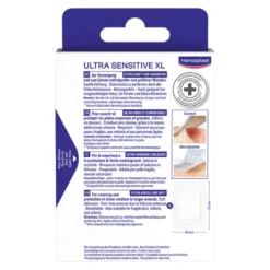 Hansaplast Ultra Sensitive Wundverband XL 5 x 7,2 cm, 5 St